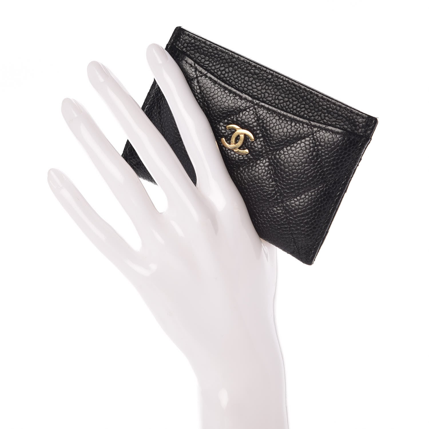 Chanel Caviar Quilted Card Holder Black 2 of 9