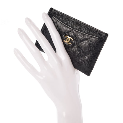 Chanel Caviar Quilted Card Holder Black 2 of 9