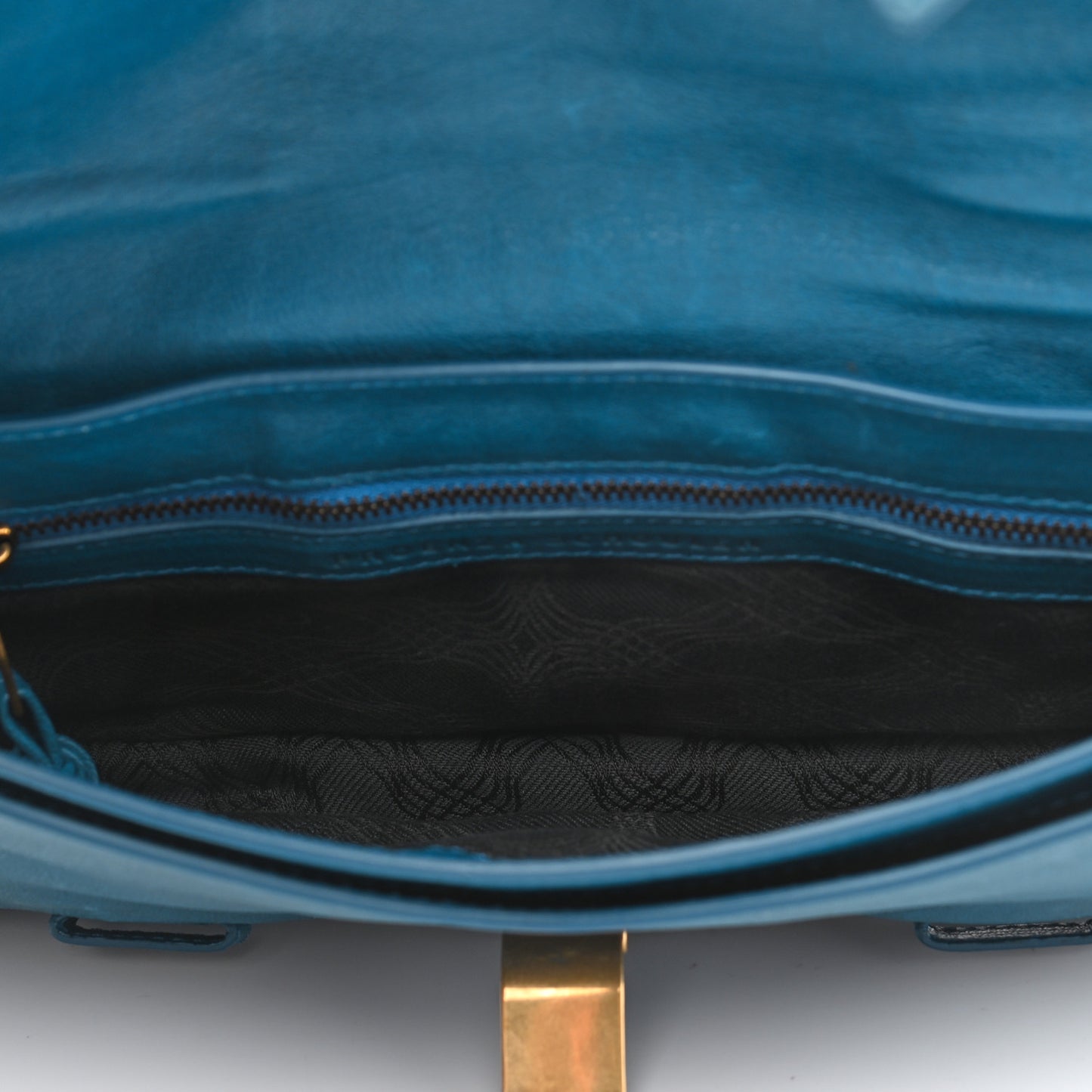 Lambskin PS1 Pochette Clutch Blue