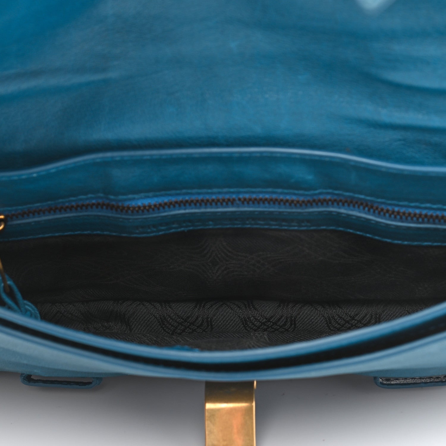 Proenza Schouler Lambskin PS1 Pochette Clutch Blue 5 of 6