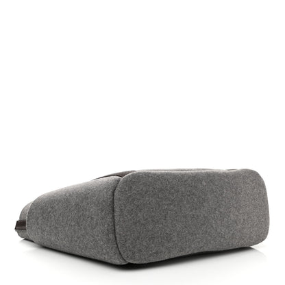 Hermes Felt Sac De Pansage Groom Bag Acier 4 of 8
