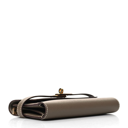Hermes Epsom Medium Kelly Wallet Etoupe 4 of 9