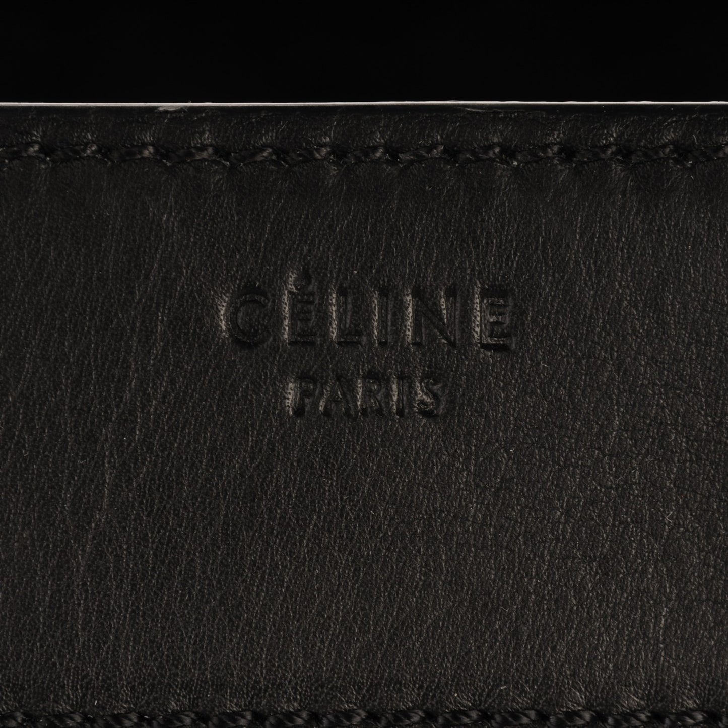 Supple Calfskin Medium Phantom Luggage Black