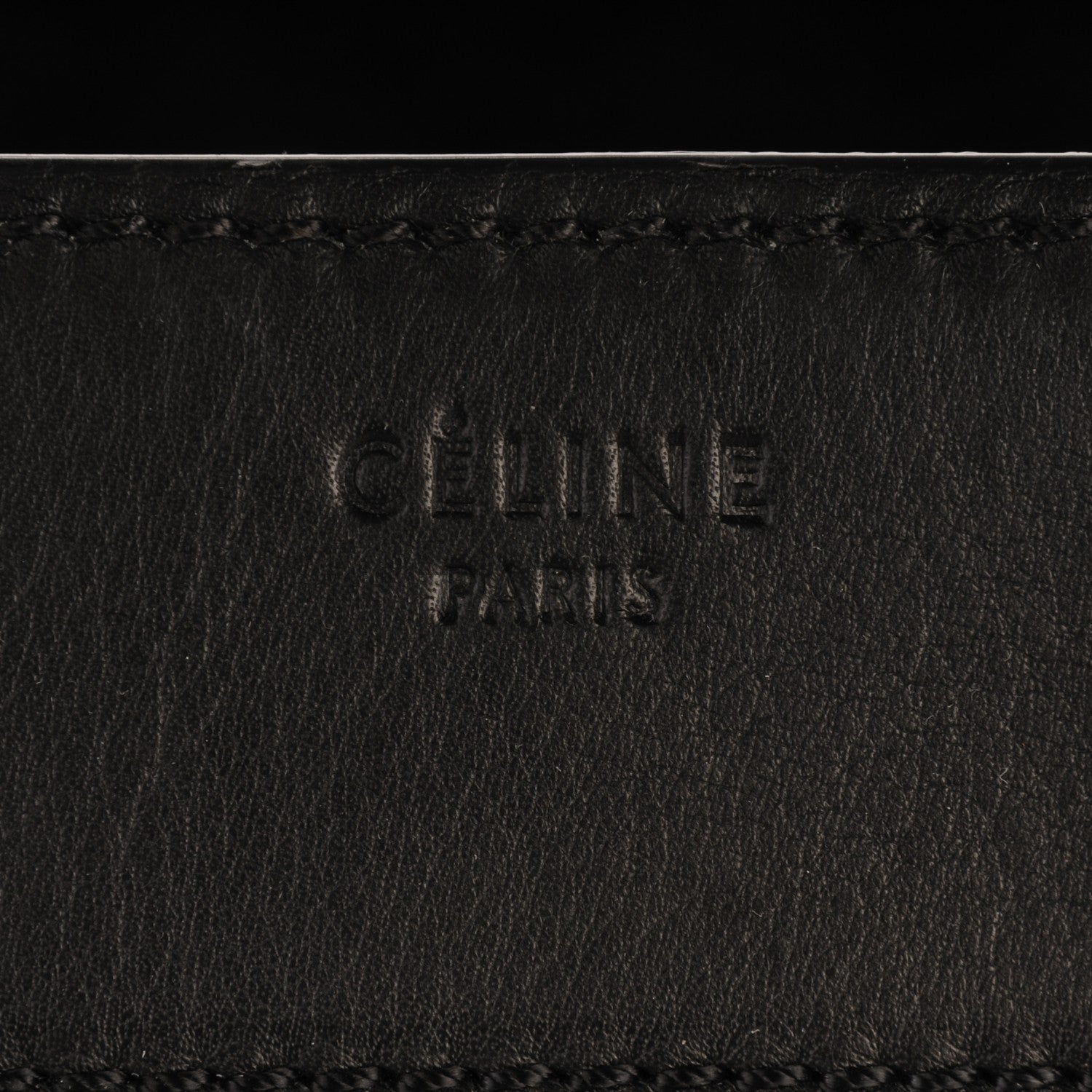 Celine Supple Calfskin Medium Phantom Luggage Black 6 of 8