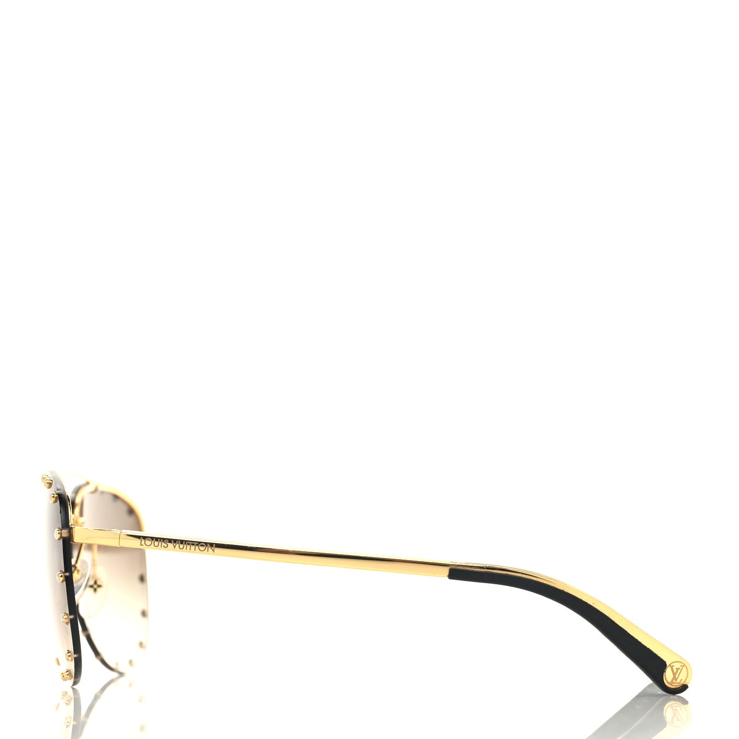 Louis Vuitton The Party Aviator Gradient Sunglasses Z0914U Brown 3 of 8