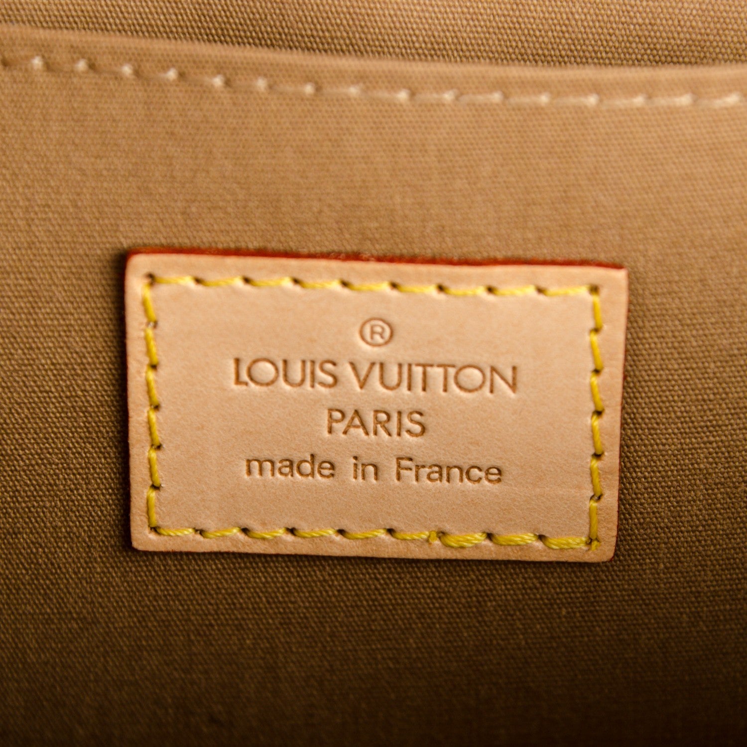 Louis Vuitton Vernis Biscayne Bay PM Noisette 6 of 7