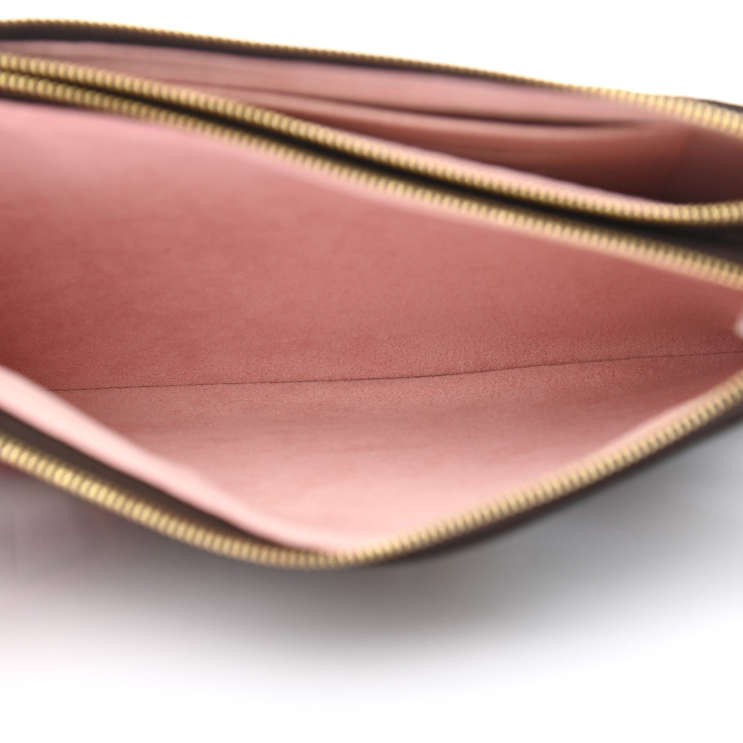 Louis Vuitton Monogram 2020 Christmas Animation Big Wheel Double Zip Pochette Rose Ballerine 5 of 9