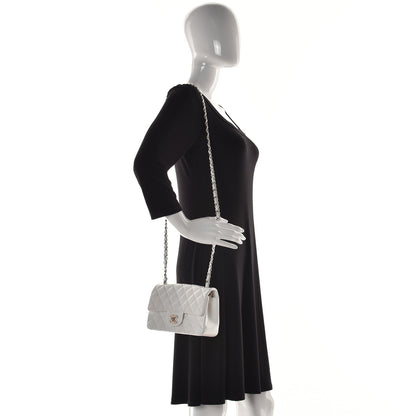 Chanel Lambskin Quilted Mini Rectangular Flap White 2 of 14