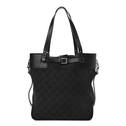 Gucci Monogram Small Bucket Tote Black 1 of 6