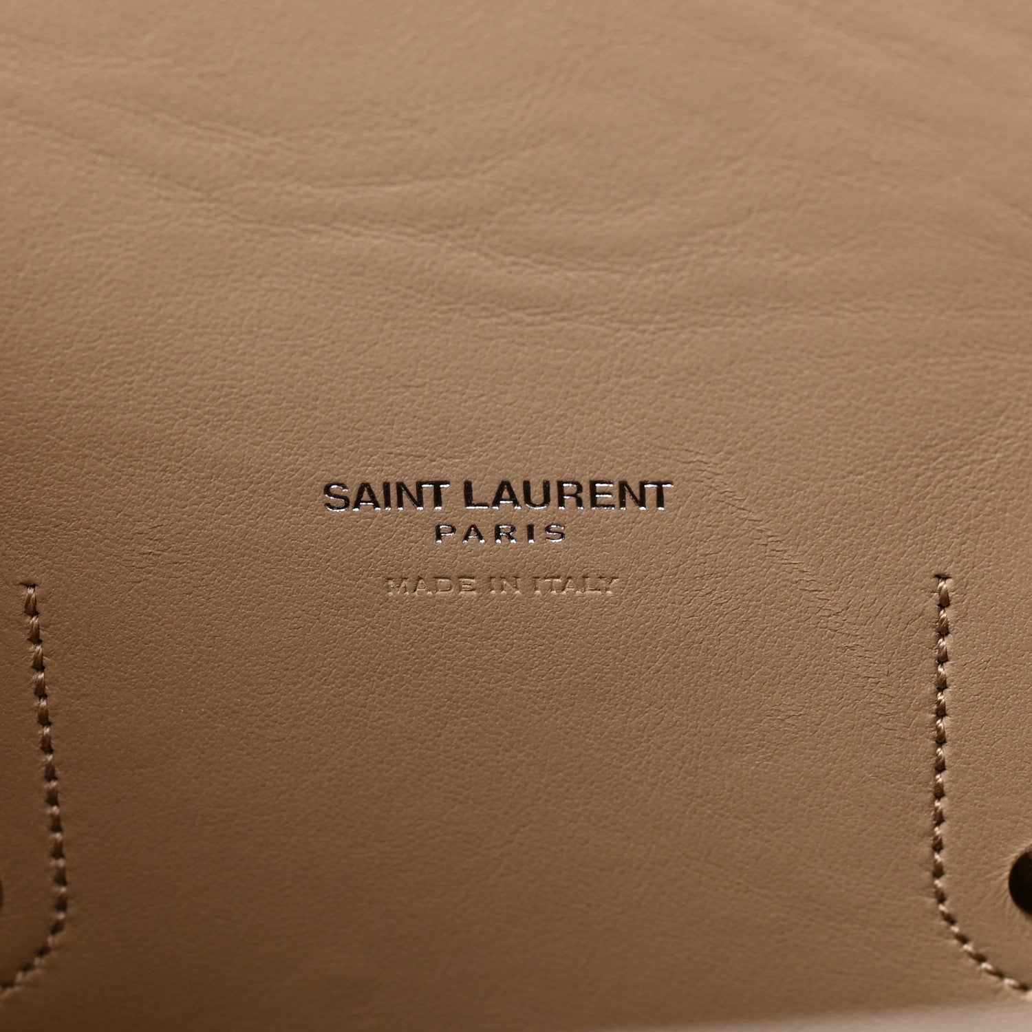 Saint Laurent Grained Calfskin Small Sac De Jour Taupe 6 of 11