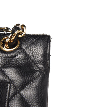 Chanel Caviar Quilted Maxi Double Flap Black 16 of 18