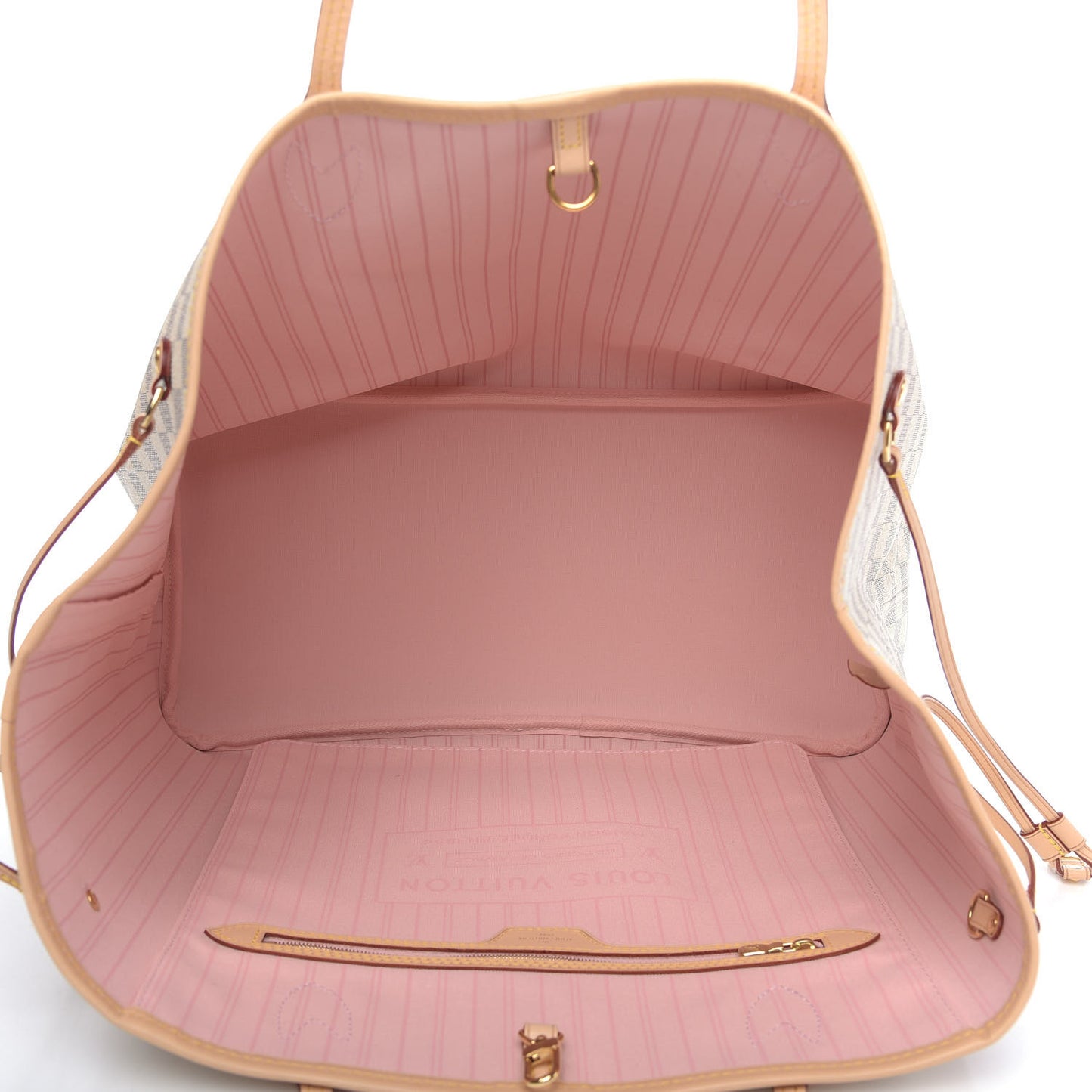 Damier Azur Neo Neverfull GM Rose Ballerine