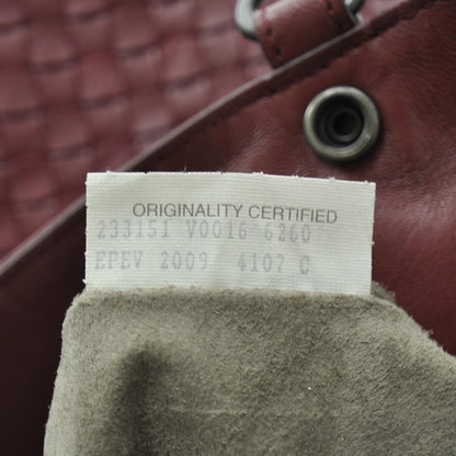 Bottega Veneta Nappa Intrecciato Flat Crossbody Bag Red 9 of 11