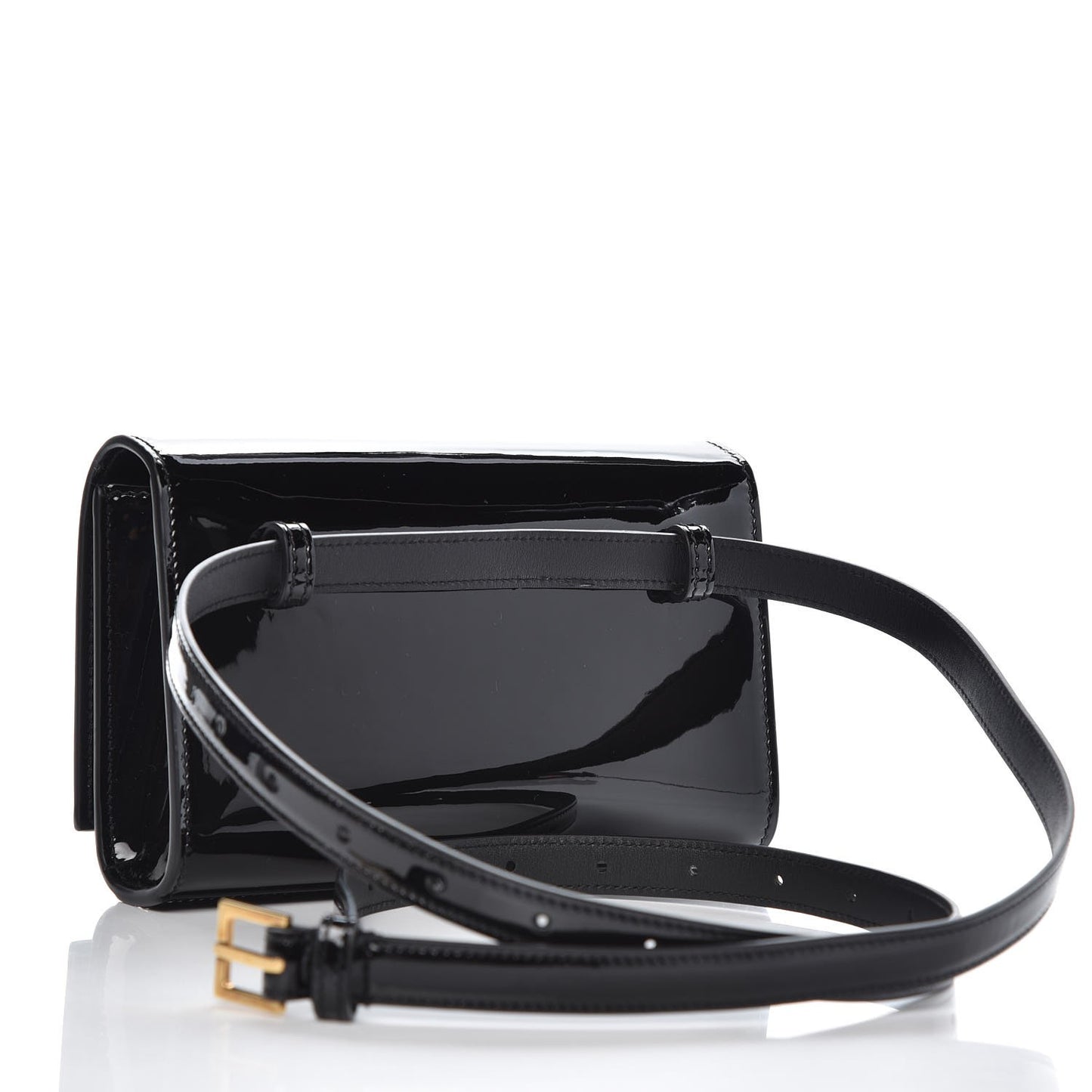 Patent Monogram Kate Belt Bag Black