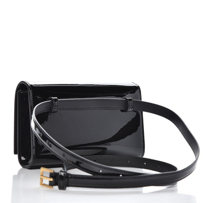 Saint Laurent Patent Monogram Kate Belt Bag Black 3 of 6