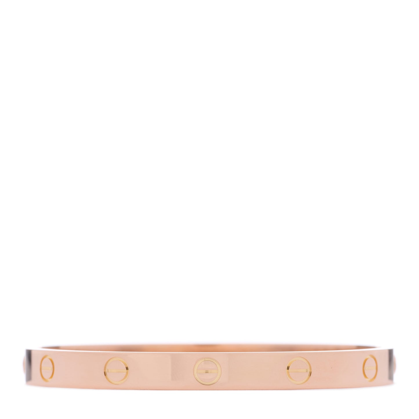 18K Pink Gold LOVE Bracelet 17