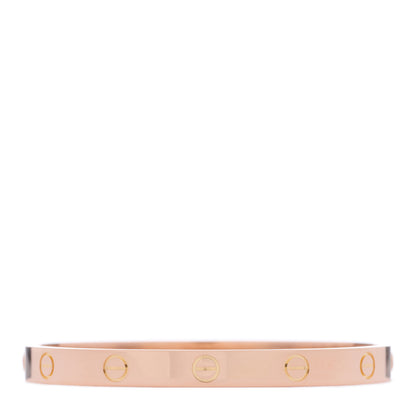 Cartier 18K Pink Gold LOVE Bracelet 17 2 of 5