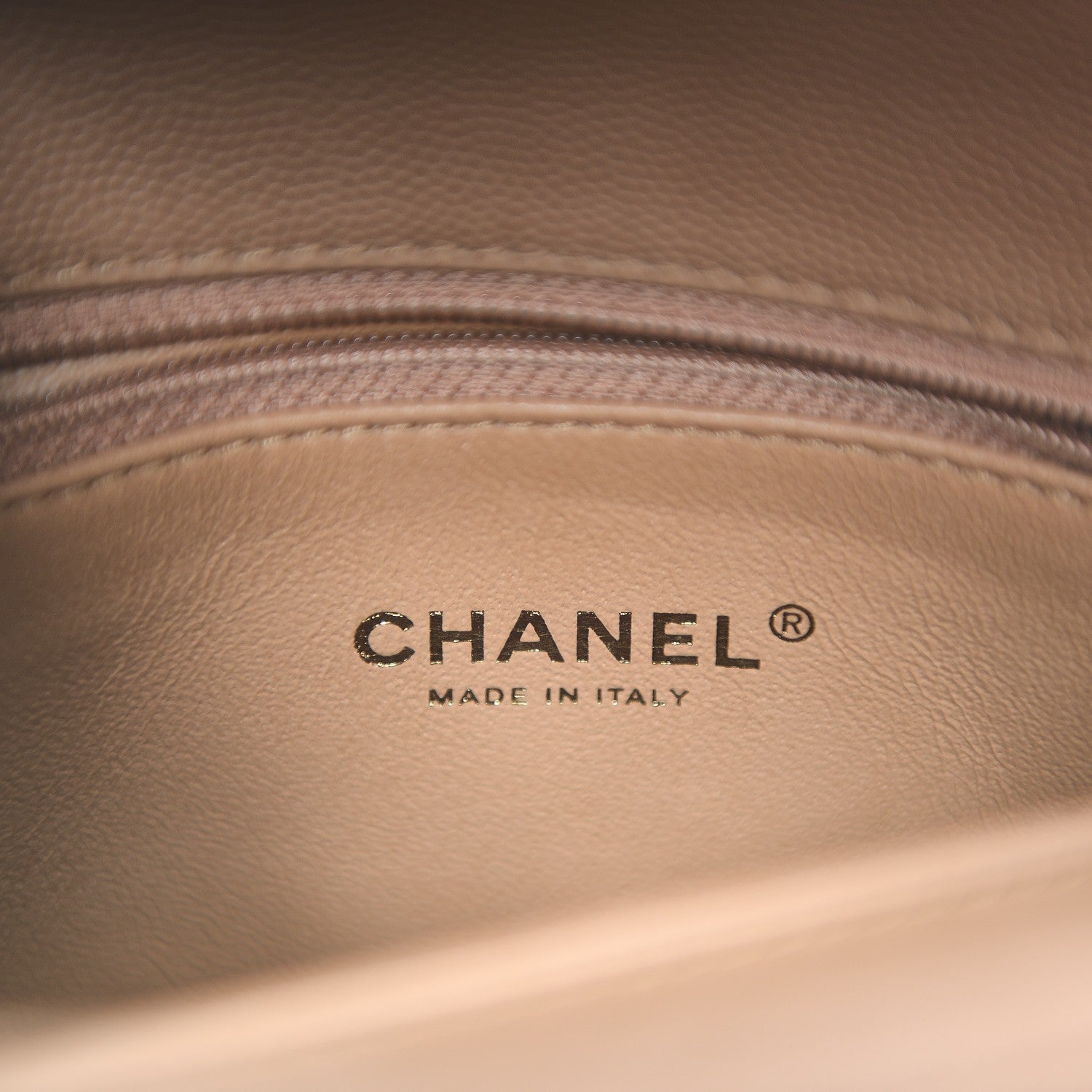 Chanel Caviar Lizard Quilted Mini Coco Handle Flap Beige 6 of 7