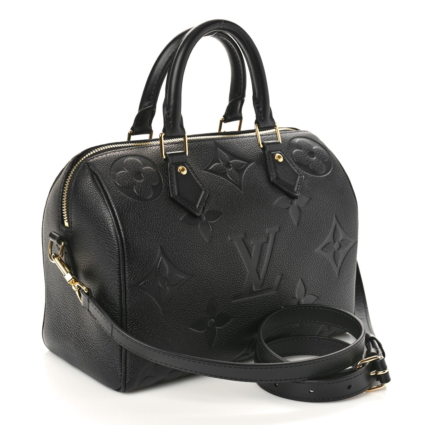 Empreinte Monogram Giant Speedy Bandouliere 25 Black