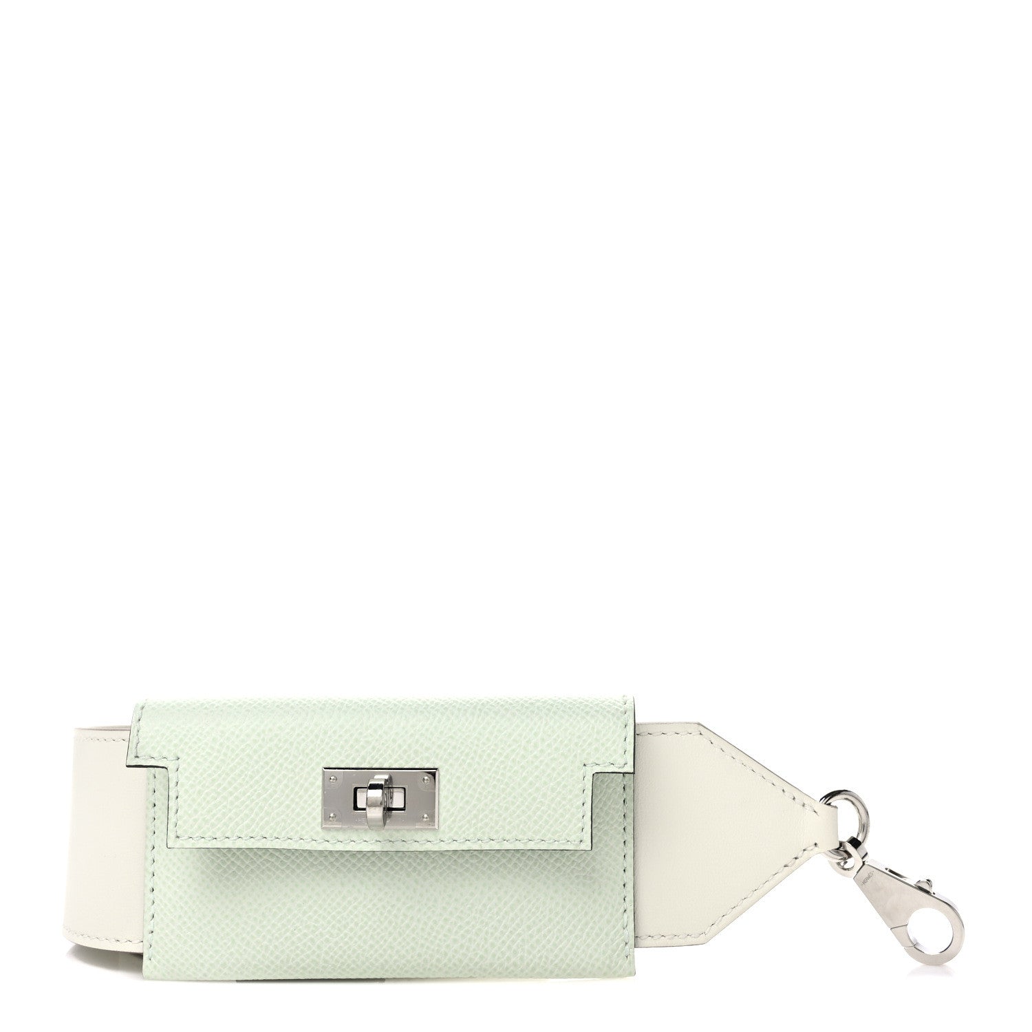 Hermes Swift Epsom Pocket Kelly Shoulder Strap Mushroom Vert Fizz 1 of 5