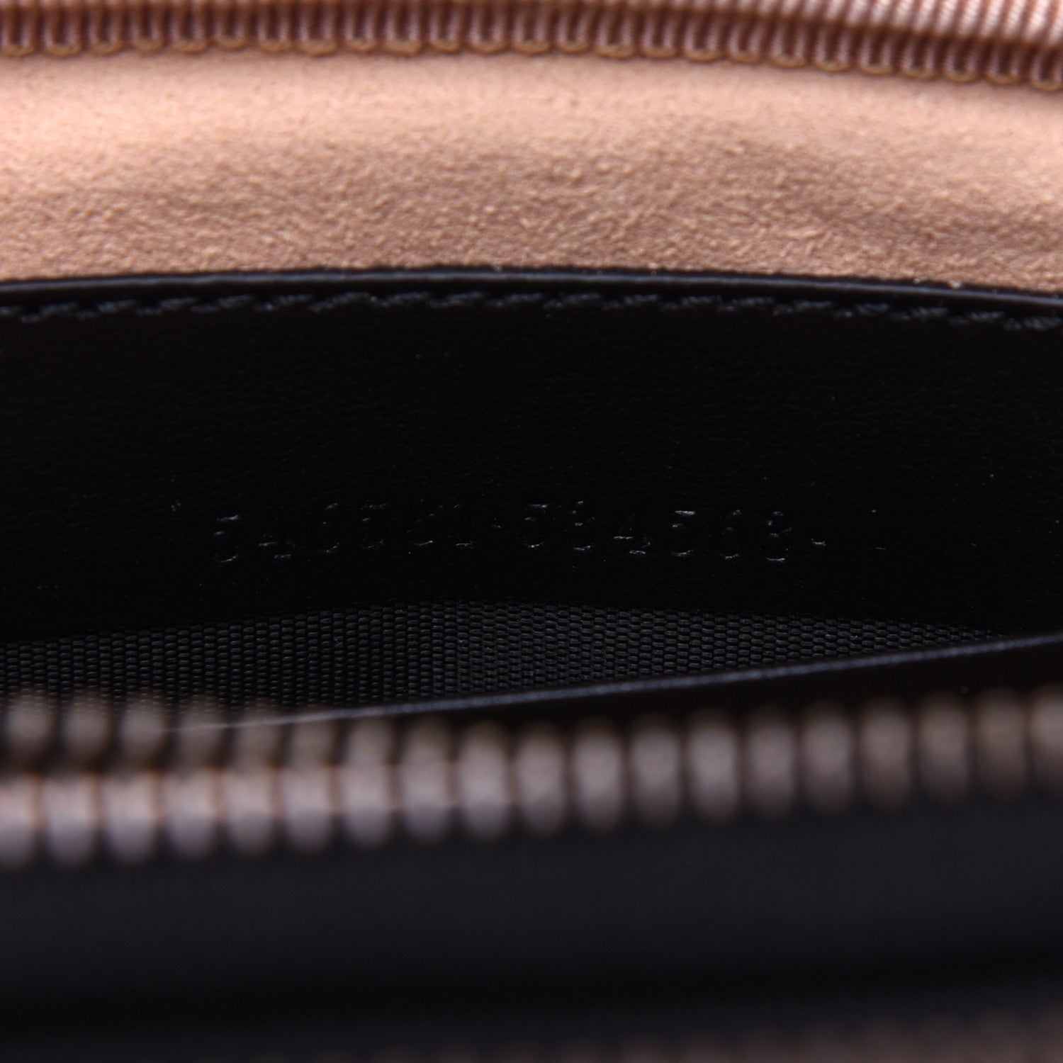 Gucci Calfskin Matelasse Mini GG Marmont Chain Crossbody Bag Black 9 of 13