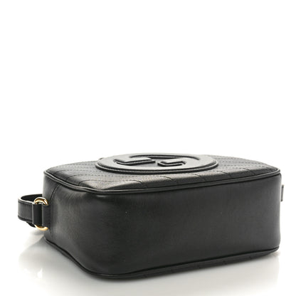 Gucci Sakai Be Green Calfskin Diagonal Stitched Small Blondie Shoulder Bag Black 4 of 10