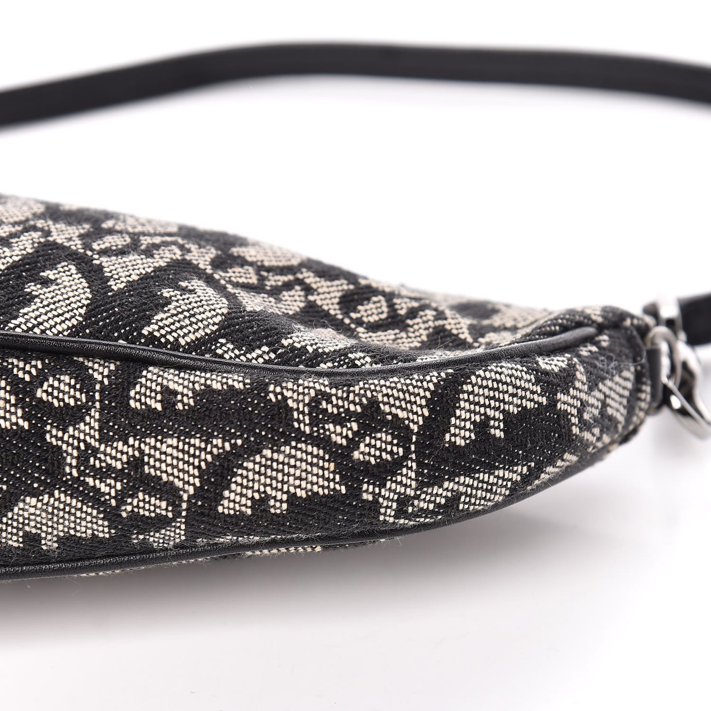 Monogram Mini Saddle Pochette Black
