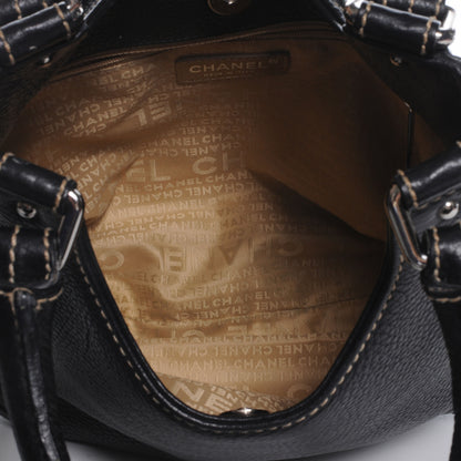 Chanel Leather Tassel Hobo Black 5 of 7