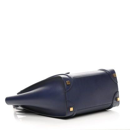 Celine Smooth Calfskin Micro Luggage Ink 4 of 7