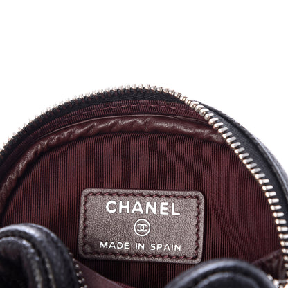 Chanel Caviar Quilted Zip Around Classic Coin Purse Black 6 of 8