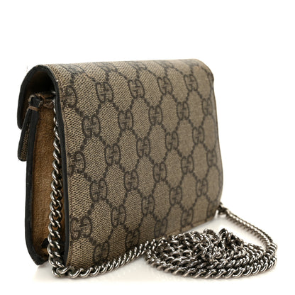 Gucci GG Supreme Monogram Super Mini Dionysus Shoulder Bag Taupe 3 of 9