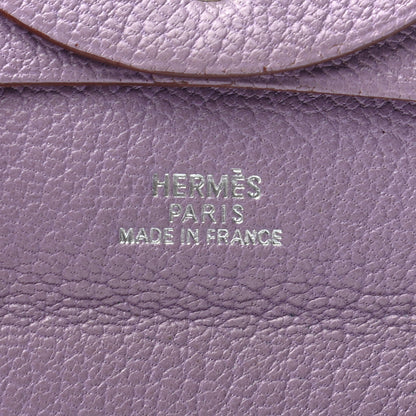 Hermes Chevre Mysore Bastia Coin Purse Lilac 6 of 8