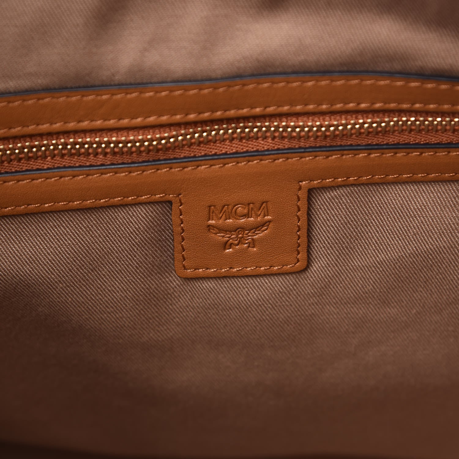 MCM Visetos Large Klara Hobo Cognac 6 of 16