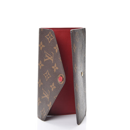 Louis Vuitton Monogram Josephine Wallet Red 5 of 9