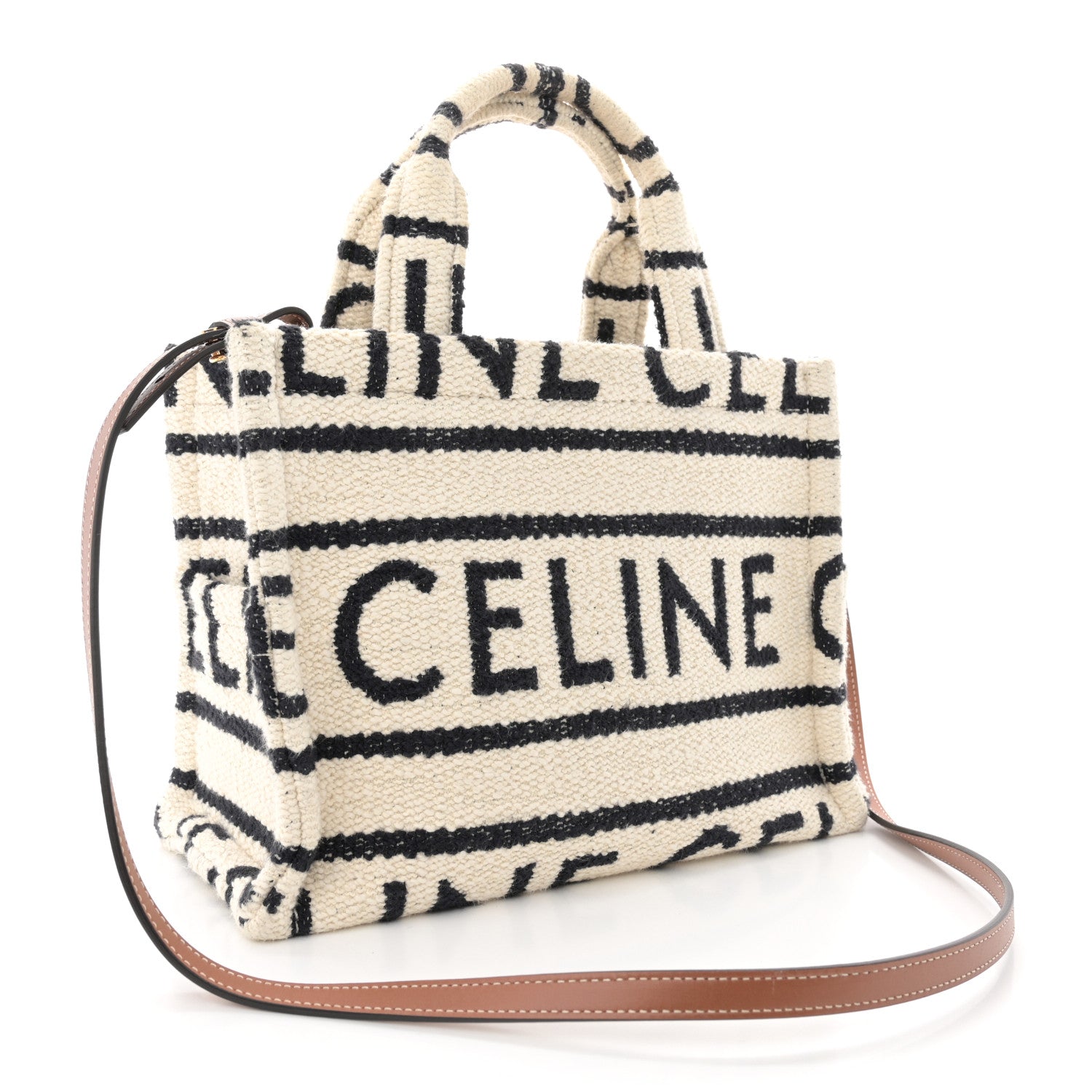 Celine Canvas Small All Over Cabas Thais 3 of 10