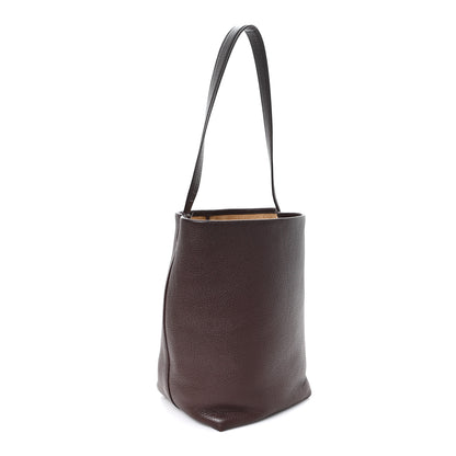 The Row Grained Calfskin Medium N/S Park Tote Acajou 3 of 10