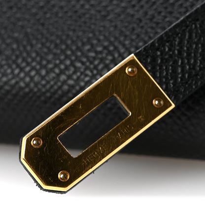 Hermes Epsom Kelly Longue Wallet Black 8 of 10