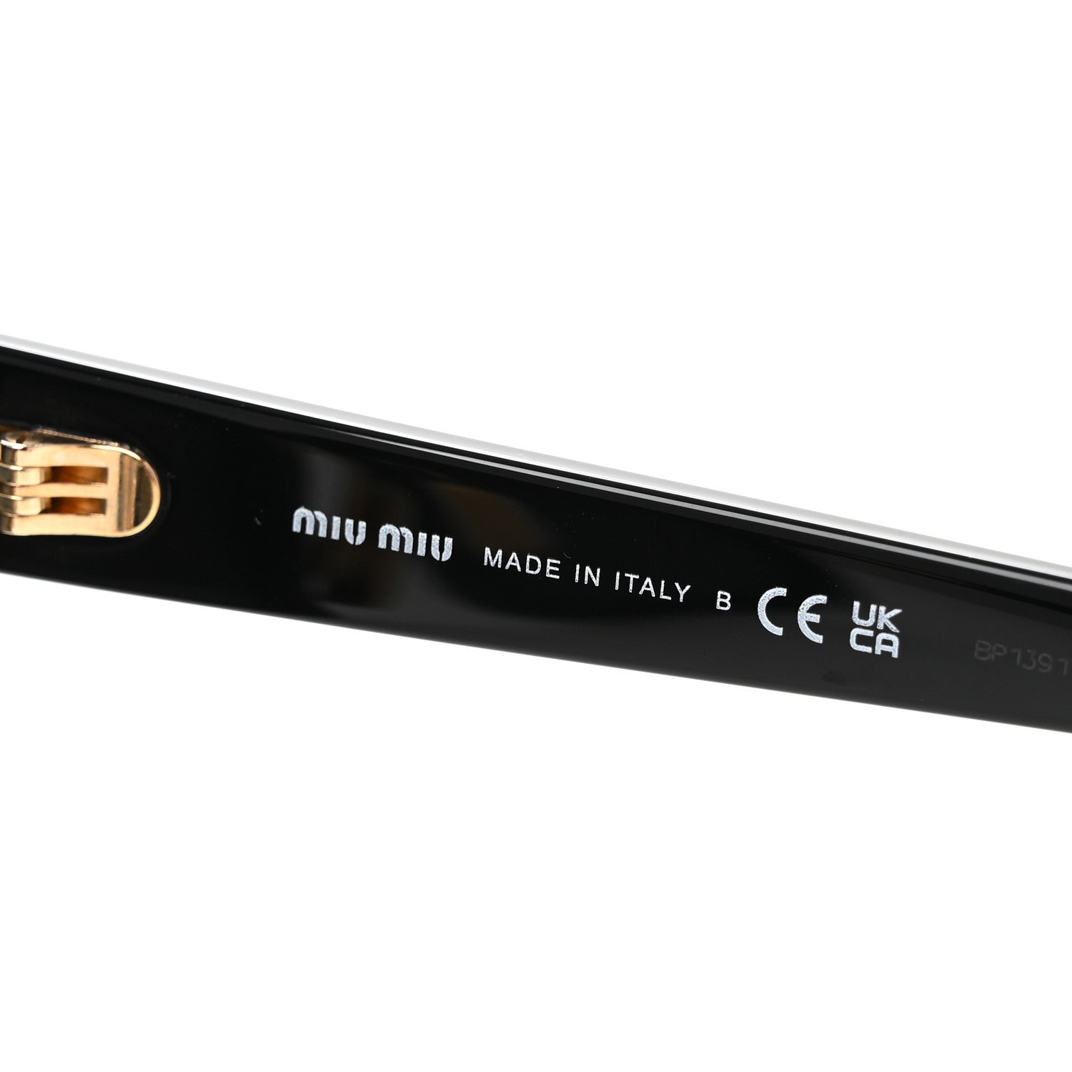 Miu Miu Acetate Sunglasses SMU01Z Black 5 of 8