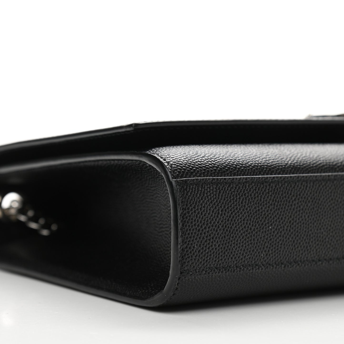 Grain De Poudre Medium Classic Monogram Kate Satchel Black