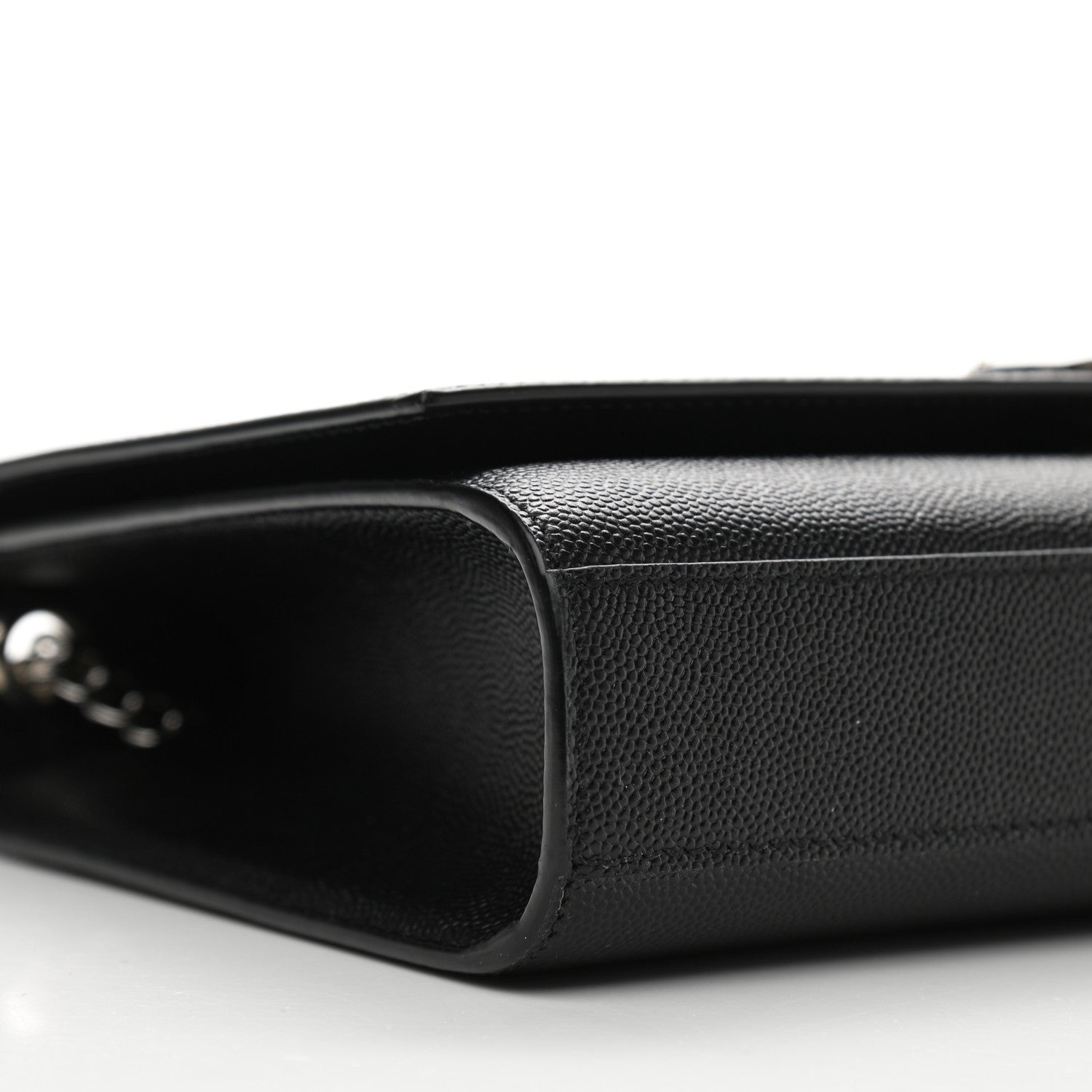Saint Laurent Grain De Poudre Medium Classic Monogram Kate Satchel Black 9 of 11