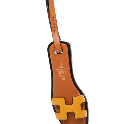 Hermes Epsom Butler Calfskin Hunter Oran Nano Bag Charm Jaune Ambre 3 of 4