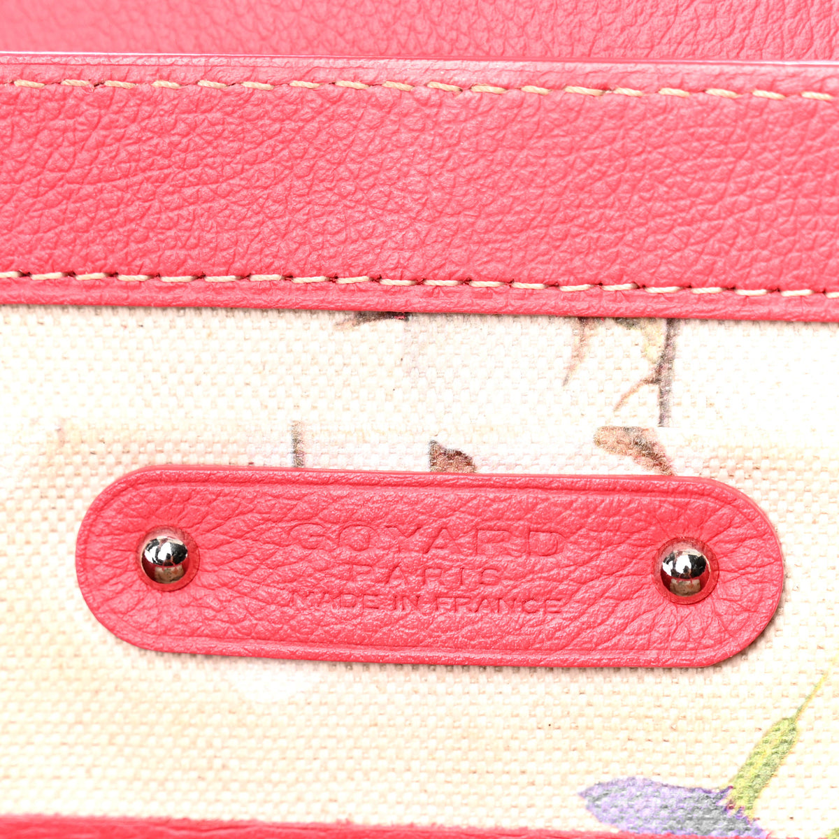 Goyardine Le Jardin Saigon Tote Fuchsia