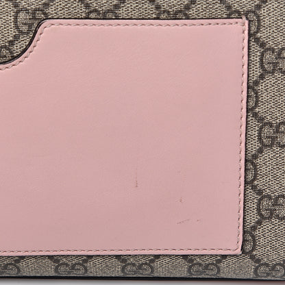 Gucci GG Supreme Monogram Calfskin Medium Padlock Shoulder Bag Beige Perfect Pink 14 of 16