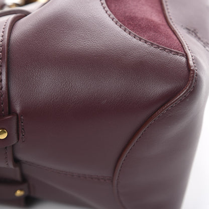 Chloe Smooth Calfskin Embossed Tao Zipped Tote Burnt Brown 10 of 11