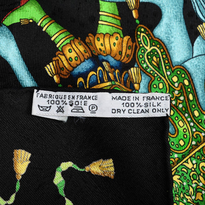 Hermes Silk Jacquard Les Fetes Du Roi Soleil Scarf 90 6 of 6