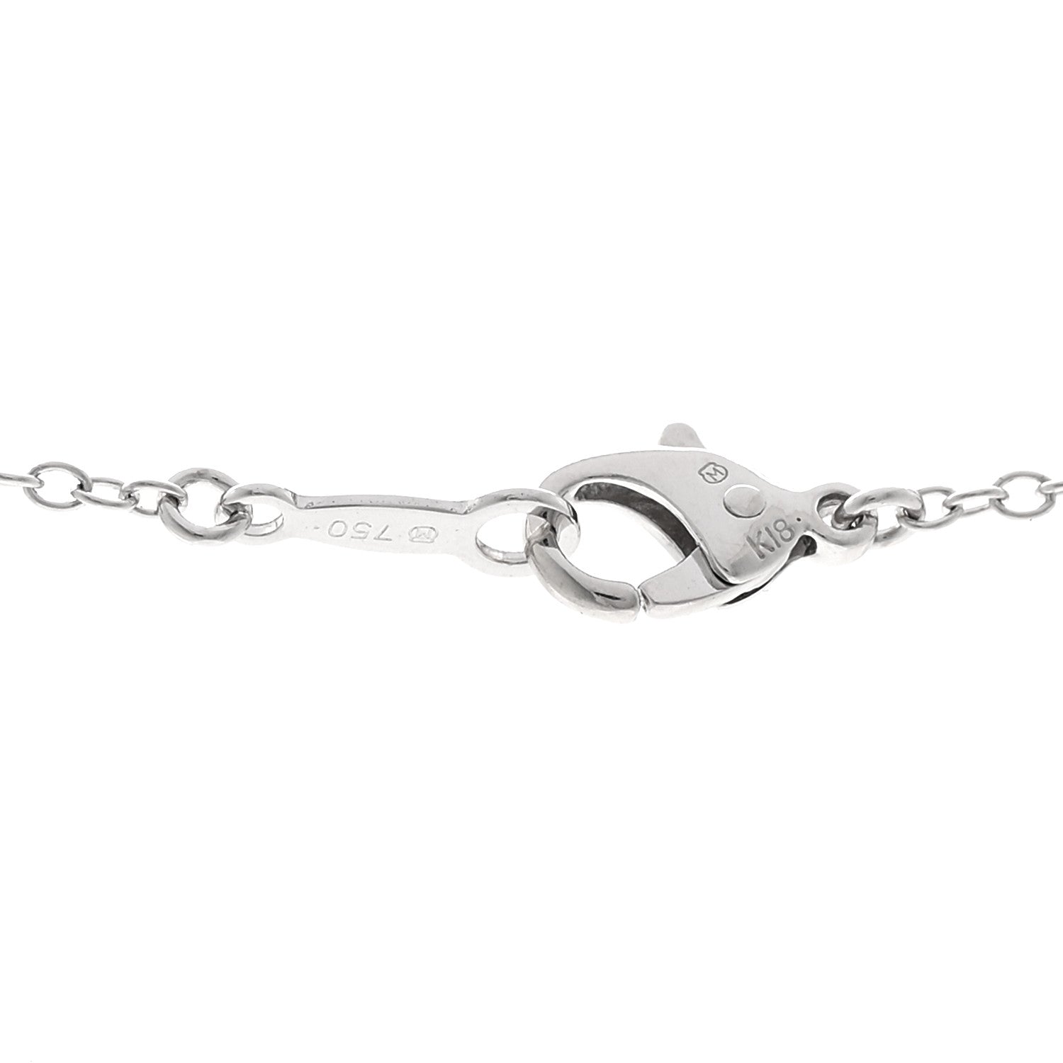 Mikimoto 18K White Gold Akoya Cultured Pearl 6mm Station Necklace 4 of 4