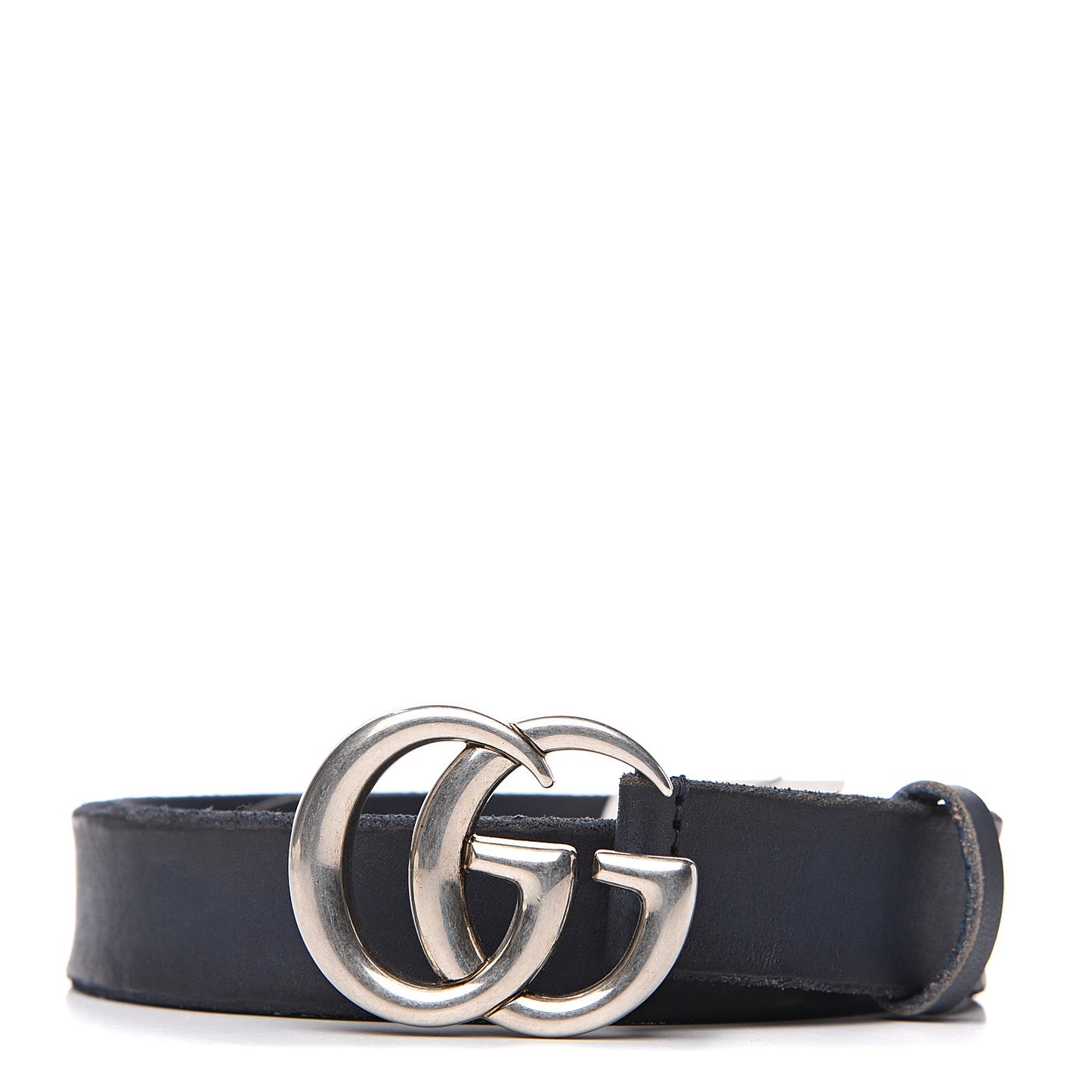 Cuoio Toscano Nickel Double G 30mm Belt 105 42 Blue