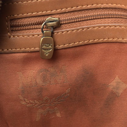 MCM Visetos Satchel Cognac 20 of 20