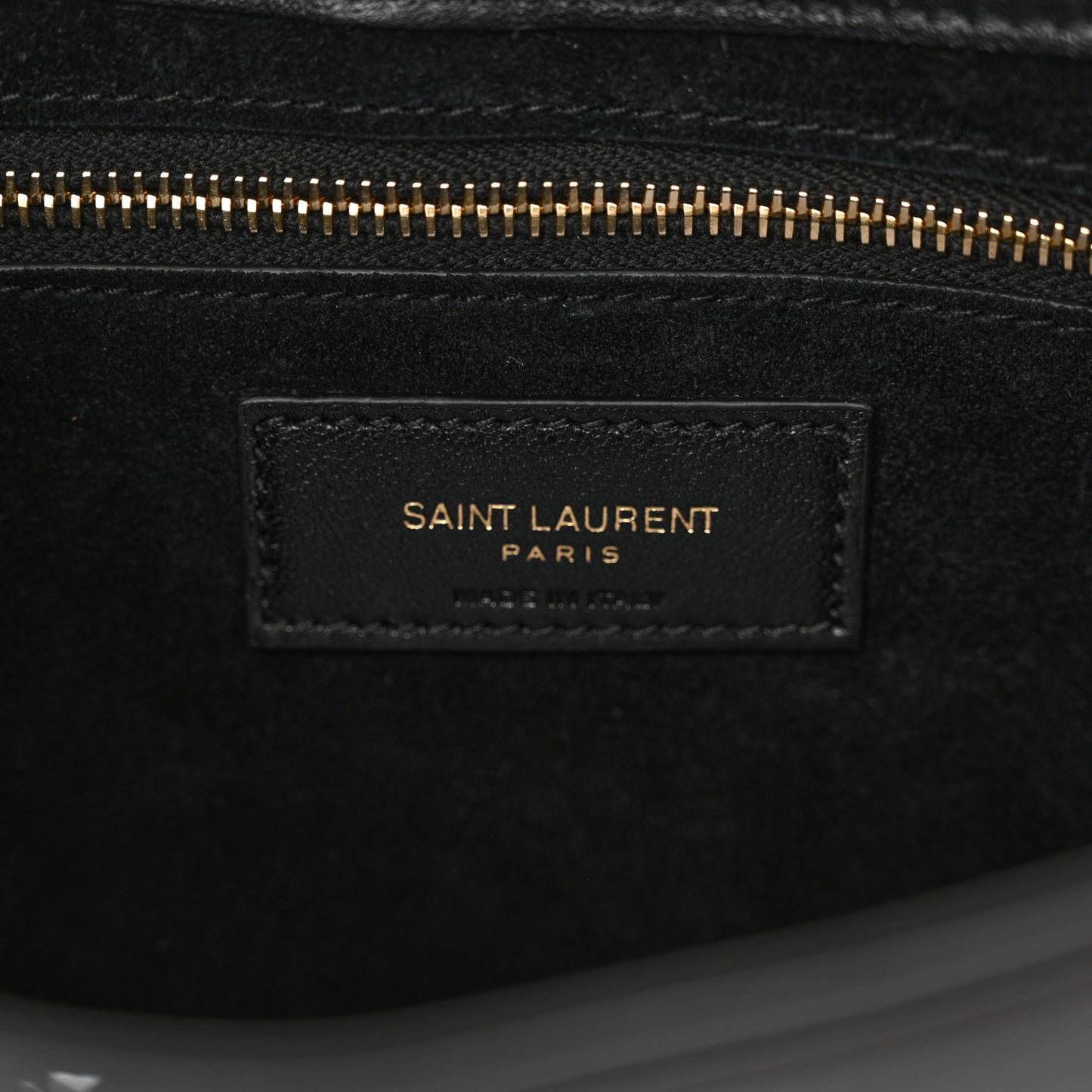 Patent Calfskin Le 5 A 7 Hobo Black