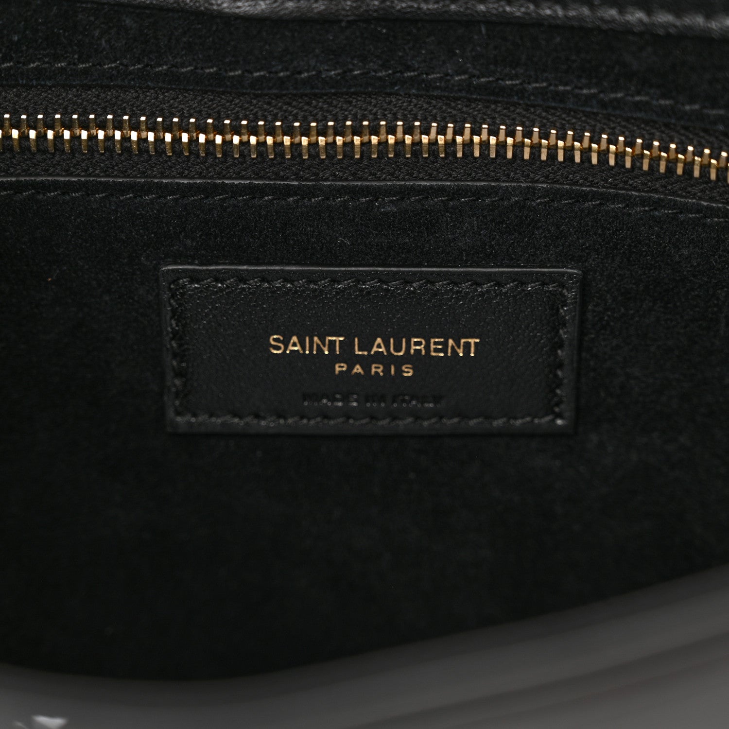 Saint Laurent Patent Calfskin Le 5 A 7 Hobo Black 6 of 15